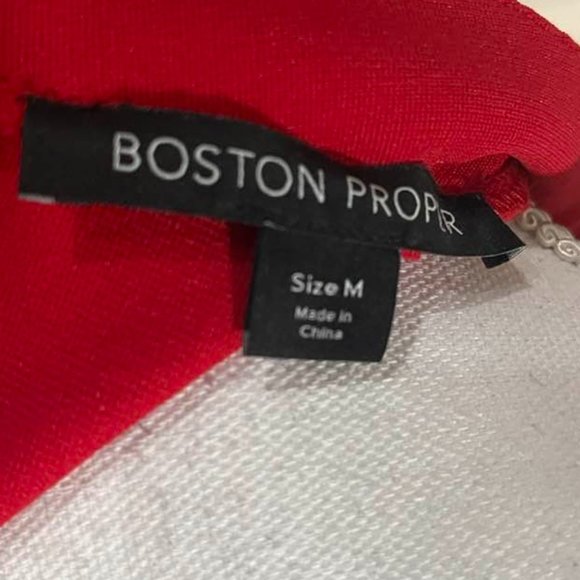 Boston Proper Beyond Travel Flare  Double Ruffled Party Cocktail Dr… - Picture 7 of 16